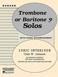 LYRIC INTERLUDE TROMBONE SOLO cover